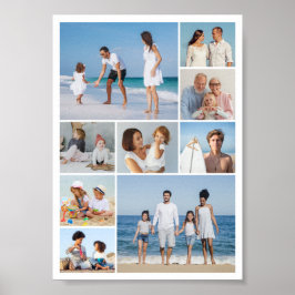 独自の9つのフォトコラージュを作成 ポスター