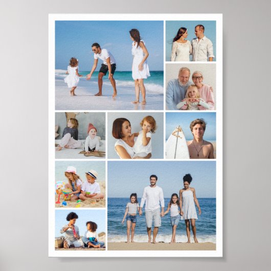 独自の9つのフォトコラージュを作成 ポスター (正面)