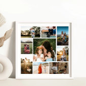 独自の9つのフォトコラージュを作成 ポスター