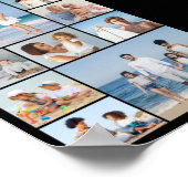 独自の9つのフォトコラージュを作成 ポスター (角)