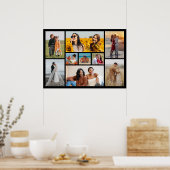 独自の9つのフォトコラージュを作成 ポスター (キッチン)