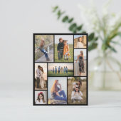 独自の9つのフォトコラージュを作成 ポストカード (スタンド正面)