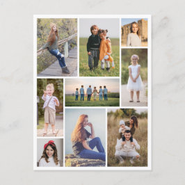 独自の9つのフォトコラージュを作成 ポストカード