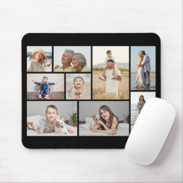 独自の9つのフォトコラージュを作成 マウスパッド