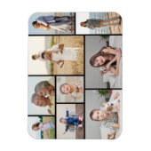 独自の9つのフォトコラージュを作成 マグネット (縦)