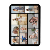 独自の9つのフォトコラージュを作成 マグネット (縦)