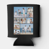 独自の9つのフォトコラージュを作成 缶クーラー (裏面)