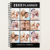 独自の9つのフォトコラージュ名を作成2023日 プランナー手帳 (正面)