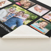 独自の9フォトコラージファミリー引用文ブラックの作成 シェルパブランケット (3/4)