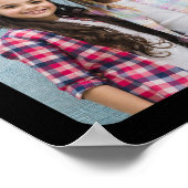 独自の9フォトコラージュの丸いコーナーを作成 ポスター (角)