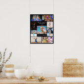 独自の9フォトコラージュ体操ポスターの作成 ポスター (キッチン)