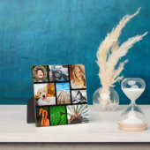 独自の9フォトコラージュ枠の黒 フォトプラーク (インサイチュ)