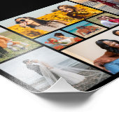 独自の9枚のフォトコラージュ写真の拡大を作成 フォトプリント (角)