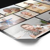 独自の9枚のフォトコラージュ写真の拡大を作成 フォトプリント (角)