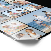 独自の9枚のフォトコラージュ写真の拡大を作成 フォトプリント (角)