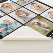 独自の9枚の写真パーソナライズされたコラージュを作成 シェルパブランケット (3/4)