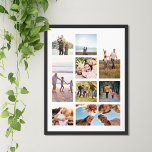 独自の9枚の写真パーソナライズされたコラージュを作成 ポスター<br><div class="desc">9パーソナライズされたつの写真で独自の写真コラージュのポスターを作成お気に入りのする。</div>