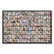 独自の96フォトコラージュ写真の拡大を作成