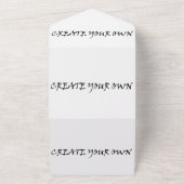 独自の オールインワン招待状 (外側)