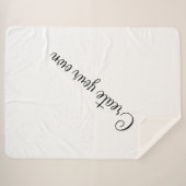 独自の シェルパブランケット (正面(横))