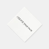 独自の スタンダードカクテルナプキン (角)