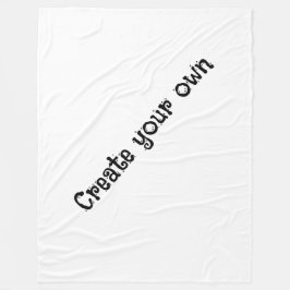 独自の フリースブランケット
