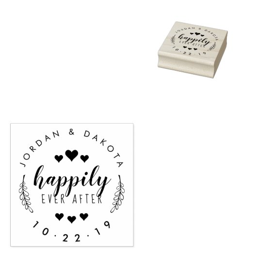 独自の「楽しい時間を過ごす」たった今結婚しました ラバースタンプ (押印)