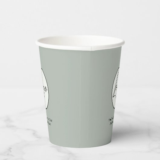 独自の 紙コップ (右)