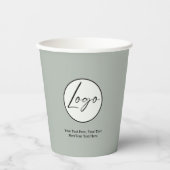 独自の 紙コップ (正面)