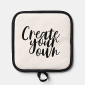 独自の 鍋敷き (正面)