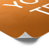 独自の「Calm」ポスタ保ーを作成する(ヴィンテージ紙) ポスター (角)