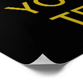 独自の「Calm」ポ保スタ（真鍮）を作成 ポスター (角)