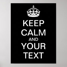 独自の「Calm & On保」ポスタを運作成! ポスター