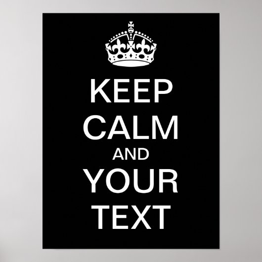 独自の「Calm & On保」ポスタを運作成! ポスター (正面)