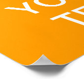 独自の「Calm & On保」ポスタを運作成! ポスター (角)