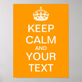 独自の「Calm & On保」ポスタを運作成! ポスター