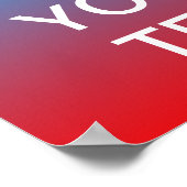 独自の「Calm & On保」ポスタを運作成! ポスター (角)