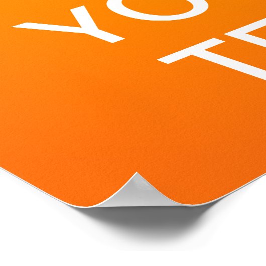 独自の「Calm & On保」ポスタを運作成! ポスター (角)