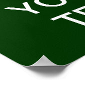 独自の「Calm & On保」ポスタを運作成! ポスター (角)