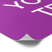 独自の「Calm & On保」ポスタを運作成! ポスター (角)