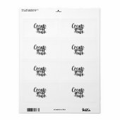 独自の(CYO)ラベルを作成する ラベル (フルシート)