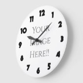 独自のAcryiPrint®HD大時計を作成 ラージ壁時計 (傾斜)