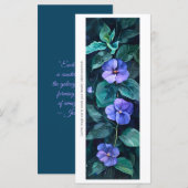 独自のAfrican Violetsブックマー絵を描クを作成 (正面/裏面)