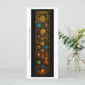 独自のArchaic金ゴールドブックマークカードの作成 (スタンド正面)