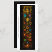 独自のArchaic金ゴールドブックマークカードの作成 (正面/裏面)