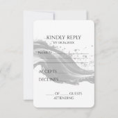 独自のB&Wフローリングインクの作成 出欠カード (正面)