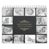 独自のB&Wベビー写真の作成2025カレンダー カレンダー (カバー)