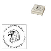 独自のBald Eagle名の作成差出人住所 ラバースタンプ (押印)