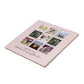 独自のBFFフォトコラージギフトを作成 – ビーガンアボカド タイル (側面)