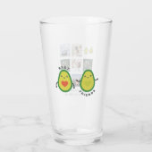 独自のBFFフォトコラージギフトを作成 – ビーガンアボカド タンブラーグラス (裏面)